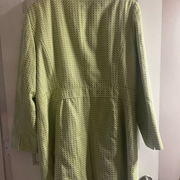 Worthington Light Green Trench Coat - Picture 5 of 5